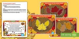 Autumn Leaf Sorting Chart |Twinkl (teacher made) - Twinkl