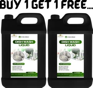 KYARA DREAMS Dish Wash Liquid 10L With Germs Cleaning & Booster Shin ...