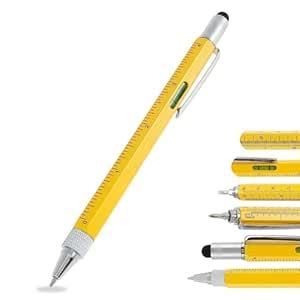 DRAVYONEY Multifunction Tool Pen,6 in 1 Tool with Ballpoint Pen,Touch ...