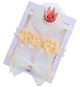 SYGA 3 Pcs Baby Girl Headband Soft Flower Bow Strechable Hairband ...