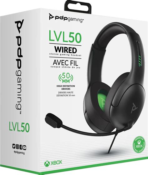 Customer Reviews: PDP LVL50 Wired Stereo Gaming Headset for Xbox Black ...