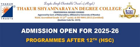 Thakur Shyamnarayan Degree College in Kandivali