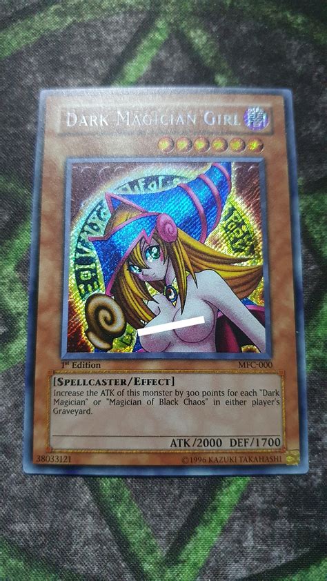 Dark Magician Girl MFC Topless Custom Art Secret Rare-common handmade ...