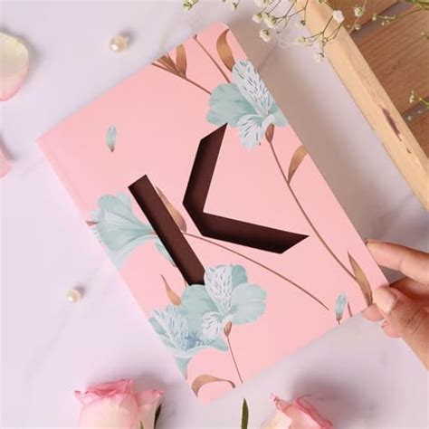 DOODLE Initial A Premium Soft Bound Notebook Diary for Girls and Women ...