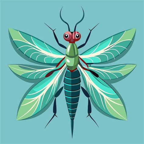 A green and blue butterfly with a green tail and a green and blue ...