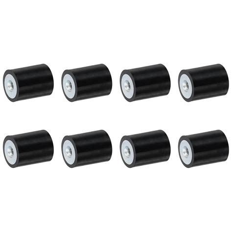 uxcell 8Pcs 15 x 20mm M4 Thread Female Rubber Mounts, Vibration ...