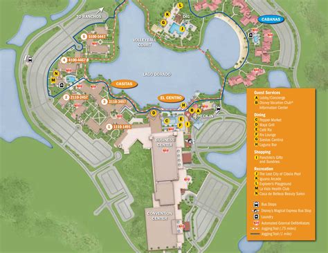 Coronado Springs Resort Map - KennythePirate.com