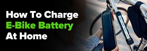 How to Charge Your E-Bike Battery Safely and Efficiently