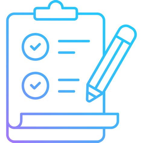 Checklist Generic gradient outline icon | Freepik