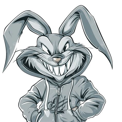 Cartoon Gangster Bugs Bunny