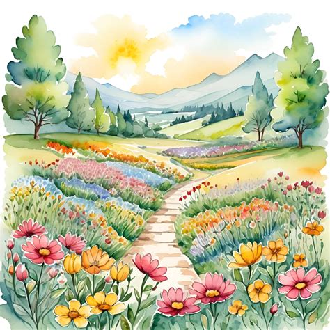 Image result for Colorful Spring Landscape
