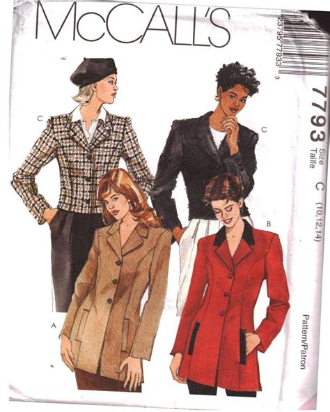 Image result for McCall Jacket Patterns
