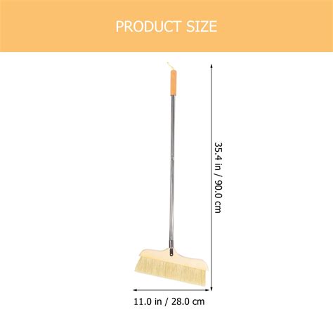 wooden broom Wooden Broom Hardwood Floor Broom Soft Bristle Broom For ...