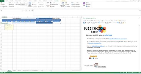 NodeXL Tutorial 的图像结果