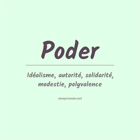 Image result for What Is a Poder