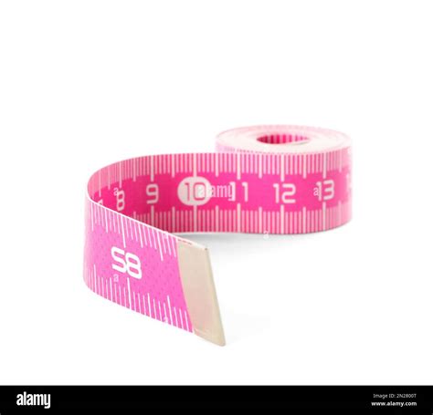 Inch scale pink measuring tape hi-res stock photography and images - Alamy