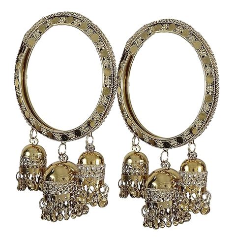 Buy ZULKA Get Your Tradition Non Precious Metal Gold Plated Bangle Set ...