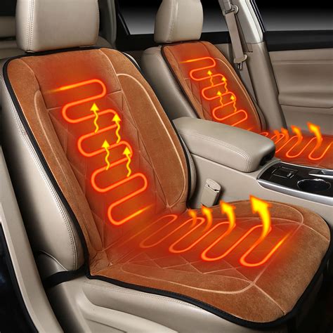Car Heated Seat Cushion with Intelligence Temperature Controller, Heated Seat Cover for Car and ...