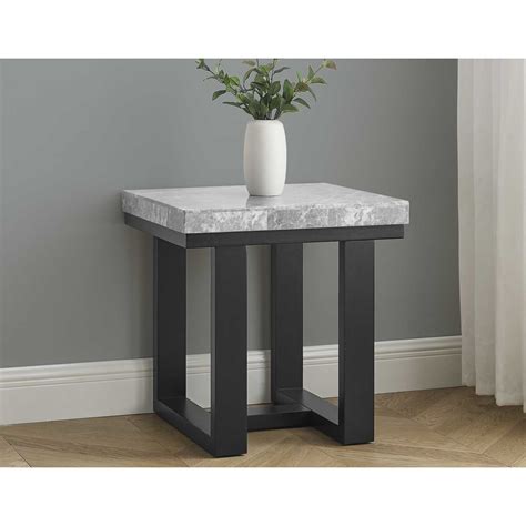 Luca 535 LUCA GREY MARBLE END TABLE | . | 7 Day Furniture | Occ - End ...