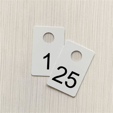 Image result for Plastic Coat Check Tags