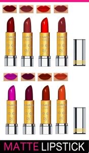 CLUB 16 Made In India Long Stay Creamy Matte Lipsticks Set Of 8 Za15 ...