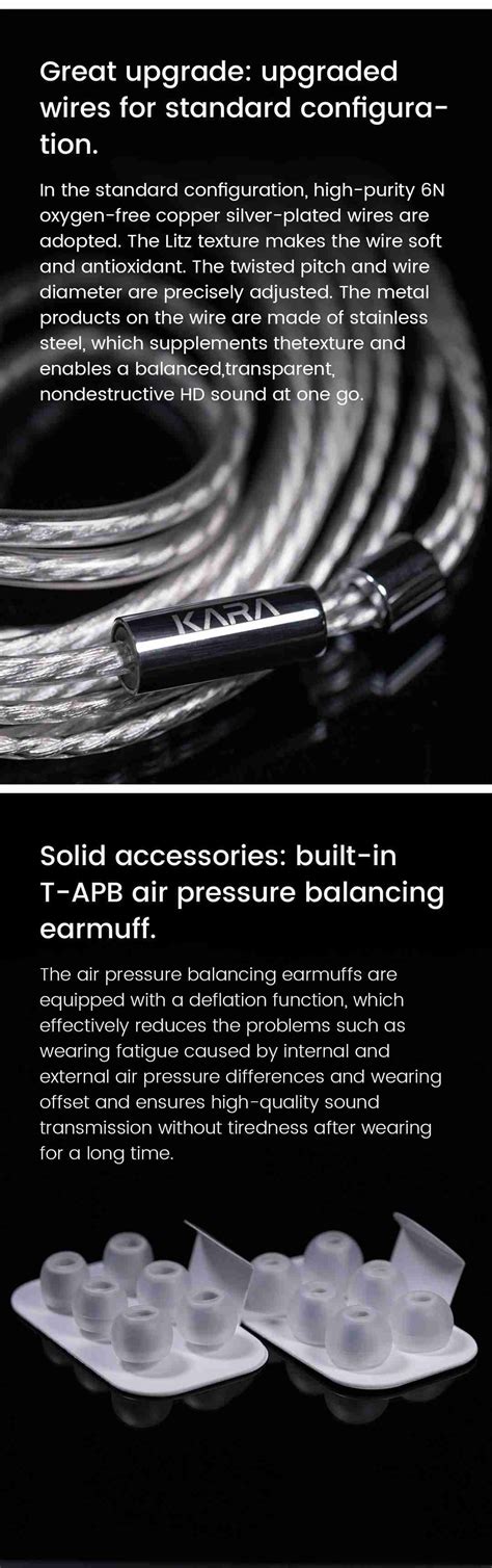 TANCHJIM Kara Flagship 1 DD + 4 BA Hybrid In-Ear Earphone