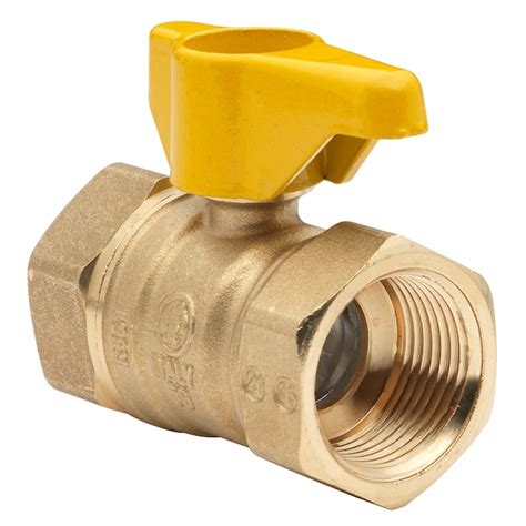 RELIABILT ReliaBilt 1-in FIP Brass Ball Valve in the Ball Valves ...