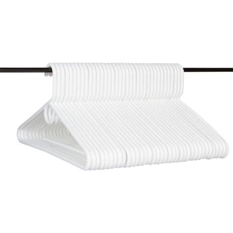 Buy Super Heavy Duty White Plastic Hangers, USA Made Long Lasting ...
