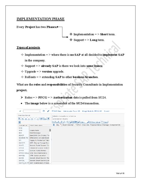 Implementation Phase, SU22, SU24 and SU25 - IMPLEMENTATION PHASE Every ...