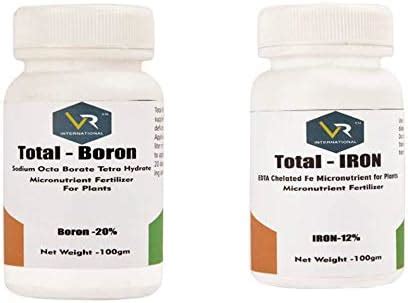 Combo Of TOTAL - BORON And TOTAL - IRON EDTA Chelated Fe Micronutrient ...