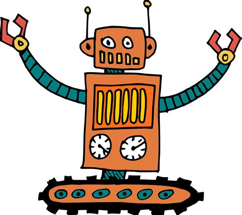 Robot Cartoon PNG 的图像结果