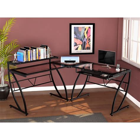 Image result for Z-Line Glass Computer Desk
