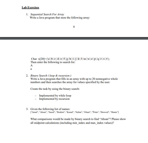 Image result for Sequential Search Java