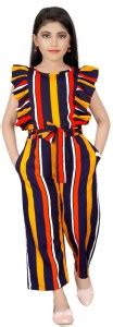 FASHION HANDI Striped Girls Jumpsuit - Buy FASHION HANDI Striped Girls ...
