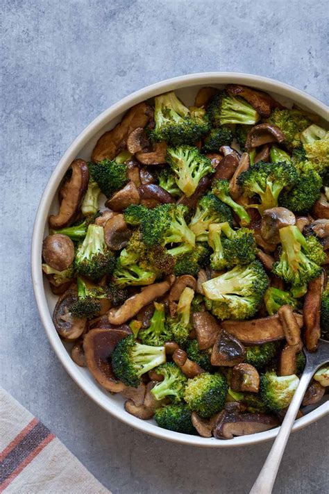 Air Fryer Broccoli And Mushrooms Recipe