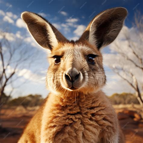 Captivating images of kangaroos in their natural habitat and behavior | Premium AI-generated image
