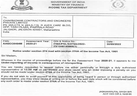 Penalty u/s. 270A not leviable as order & notice failed to specify ...