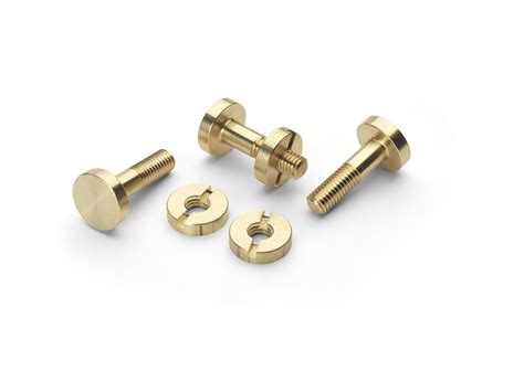 Solid Brass Split Nut Screws & Caps - Thomas Flinn & Co
