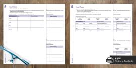 Food Groups Worksheet (teacher made) - Twinkl