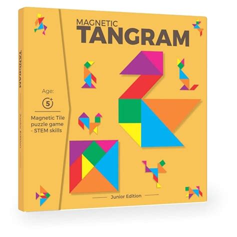 Pelikas Toyz Tangram Brain-Booster Puzzle - Magnetic Puzzle for Kids ...