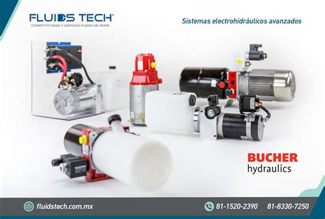 Distribuidores Bucher Hydraulics en México | Fluids Tech | +20 Años