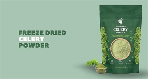 FzyEzy Freeze-Dried Celery Powder – 100% Natural, Non-GMO, Vegan ...