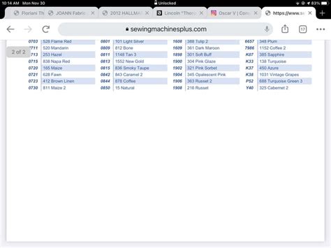Image result for Floriani Thread Chart Downloadable