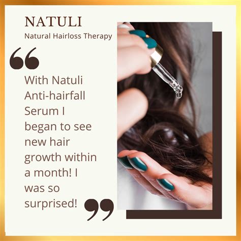 100% natural and organic Natuli Anti-Hairfall Serum – www.natuli.in