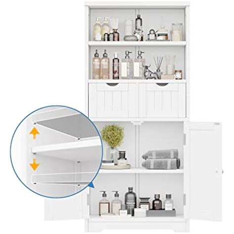 Irontar Bathroom Cabinet, Kitchen Pantry Cabinet | Ubuy India