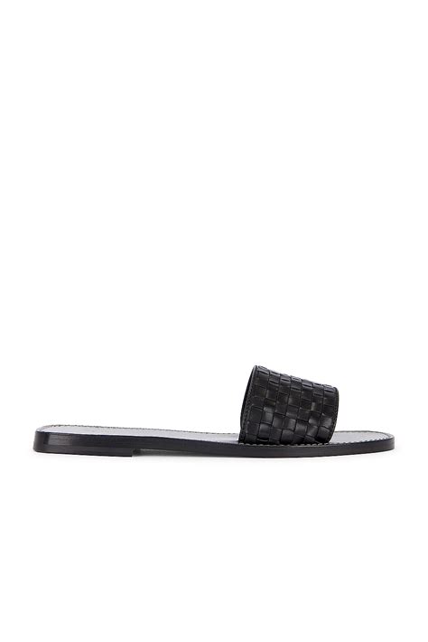 The Row Link Slide in BLACK | FWRD