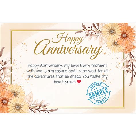 Happy Anniversary- Add Personalised Card to your 925 Sterling Silver ...