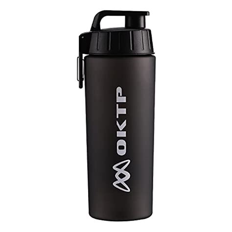 oktp Shaker bottle Double stirring ball Portable Pre Workout Whey ...