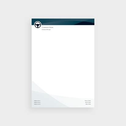 Auto Dealers Letterheads Templates & Designs | Vistaprint