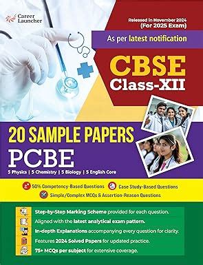 GKP CBSE 2025 : Class XII 20 Sample Papers (Physics, Chemistry, Biolog ...